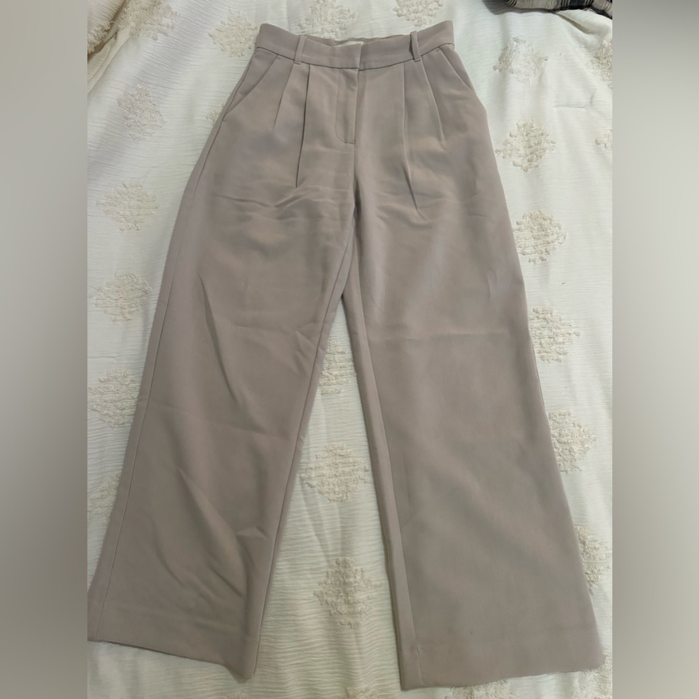 Abercrombie & Fitch wide leg tailored Sloan pant